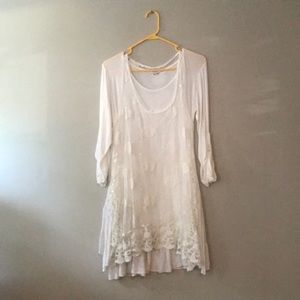 White lacy dress